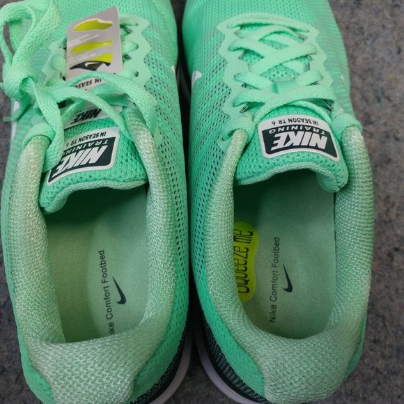 Nike In Season TR 6 Womens Running Shoes Size 8.5 Sneakers Green 852449-300 - Picture 9 of 10